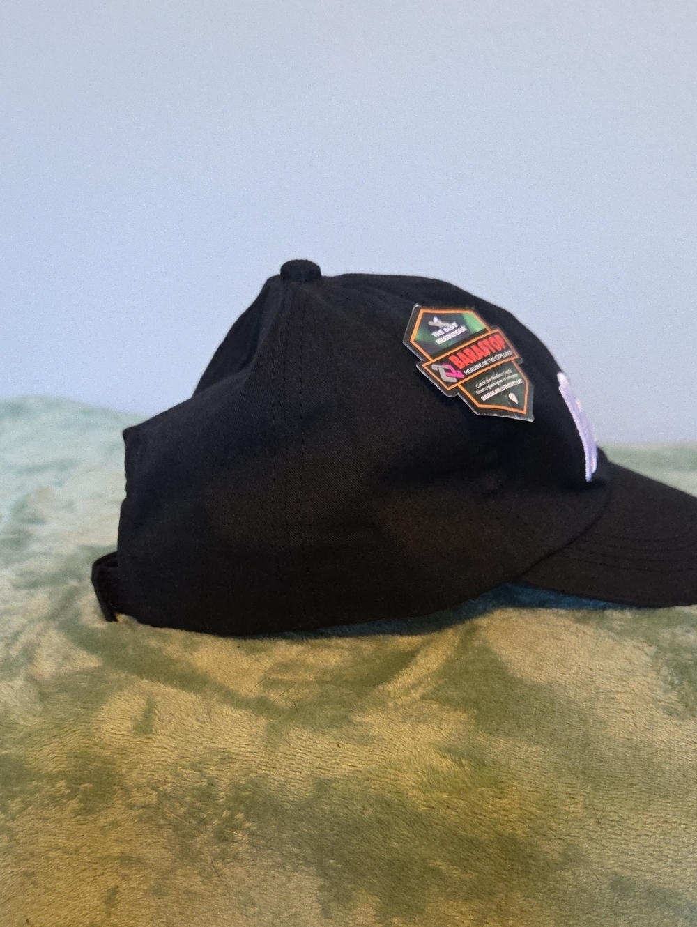 Bali Script Baseball Cap - Black - Picture 3 of 3